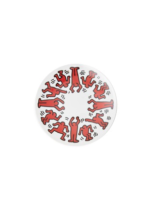 Main View - Click To Enlarge - LIGNE BLANCHE - KEITH HARING 'LIMOGE' PORCELAIN PLATE