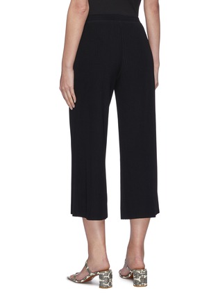 Back View - Click To Enlarge - THEORY - 'Henriet O' cropped flared ribbed knit pants
