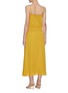 Back View - Click To Enlarge - THEORY - Ribbed waistband silk midi dress