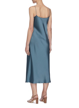 Back View - Click To Enlarge - THEORY - 'Telson C' satin slip dress