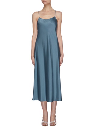 Main View - Click To Enlarge - THEORY - 'Telson C' satin slip dress