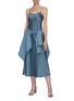 Figure View - Click To Enlarge - THEORY - 'Telson C' satin slip dress