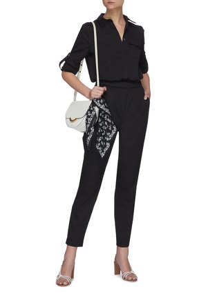 Figure View - Click To Enlarge - THEORY - Utility cotton blend jumpsuit