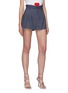 Detail View - Click To Enlarge - ALICE & OLIVIA - Laurine belted paperbag waist shorts