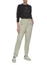 Figure View - Click To Enlarge - ISABEL MARANT ÉTOILE - 'Pulcie' gabardine tapered pants