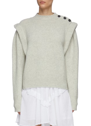 Main View - Click To Enlarge - ISABEL MARANT ÉTOILE - 'Meery' shoulder button sweater
