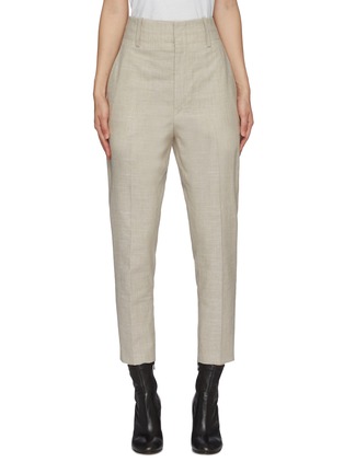 Main View - Click To Enlarge - ISABEL MARANT ÉTOILE - 'Noah' cropped tailored pants
