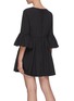 Back View - Click To Enlarge - ALICE & OLIVIA - Augusta ruffle sleeve dress