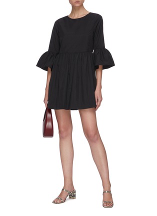 Figure View - Click To Enlarge - ALICE & OLIVIA - Augusta ruffle sleeve dress