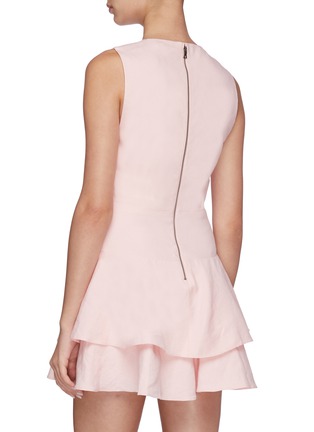 Back View - Click To Enlarge - ALICE & OLIVIA - Palmira ruffle dress