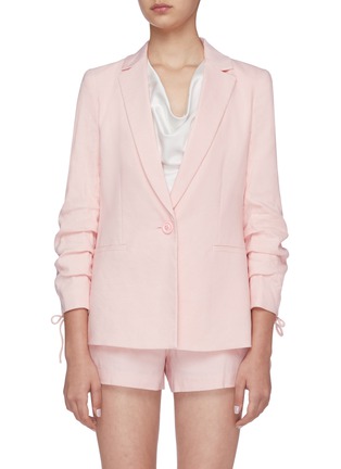 Main View - Click To Enlarge - ALICE & OLIVIA - Lester scrunch sleeve blazer