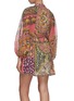 Back View - Click To Enlarge - ALICE & OLIVIA - 'Lilian' graphic print long sleeve mini dress