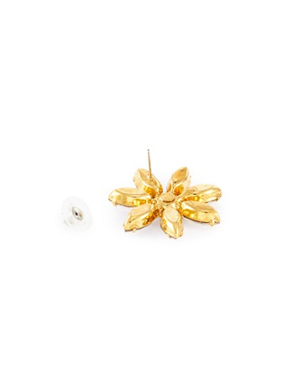 Detail View - Click To Enlarge - JENNIFER BEHR - 'Santana' crystal embellished floral stud earrings