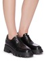 Figure View - Click To Enlarge - ASH - Lab chunky sole lace up leather loafers