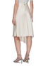 Back View - Click To Enlarge - ALICE & OLIVIA - Jayla asymmetric draped slit midi skirt