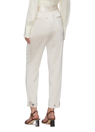 Back View - Click To Enlarge - ALICE & OLIVIA - 'Troy' snap leg pants