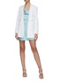 Figure View - Click To Enlarge - ALICE & OLIVIA - 'Harmony' mini slip dress