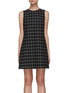 Main View - Click To Enlarge - ALICE & OLIVIA - 'Ellis' windowpane checks mini dress