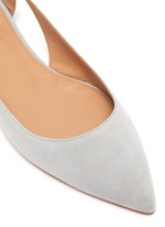 suede ballerina flats