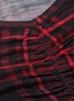  - NINETY PERCENT - Ruch Front Tartan Check Crop Top