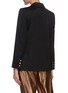 Back View - Click To Enlarge - ALICE & OLIVIA - 'BERGEN' Double Breast Wool Jacket