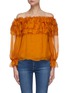Main View - Click To Enlarge - ALICE & OLIVIA - 'Ersa' off-shoulder ruffled blouse