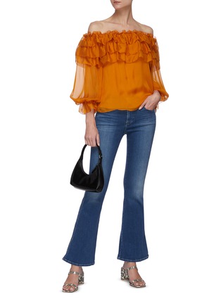 Figure View - Click To Enlarge - ALICE & OLIVIA - 'Ersa' off-shoulder ruffled blouse