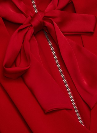 Detail View - Click To Enlarge - ALICE & OLIVIA - 'Perkins' neck-tie dress