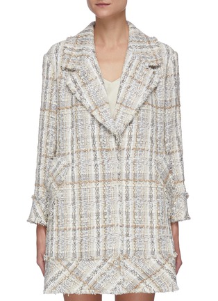 Main View - Click To Enlarge - ALICE & OLIVIA - Stefan' textured blazer