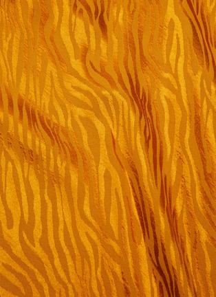 Detail View - Click To Enlarge - ALICE & OLIVIA - 'Maeve' tiger print asymmetric slip skirt