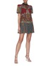 Figure View - Click To Enlarge - ALICE & OLIVIA - Janis' multi print mock neck dress
