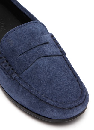 Detail View - Click To Enlarge - TOD’S - Mocassino Nuovo City' suede kids loafers