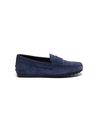 Main View - Click To Enlarge - TOD’S - Mocassino Nuovo City' suede kids loafers