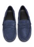 Figure View - Click To Enlarge - TOD’S - Mocassino Nuovo City' suede kids loafers