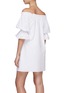 Back View - Click To Enlarge - ALICE & OLIVIA - Paola off-shoulder mini dress
