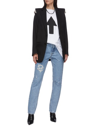 Figure View - Click To Enlarge - VETEMENTS - Distressed jeans
