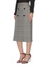 Front View - Click To Enlarge - VETEMENTS - Checked midi skirt