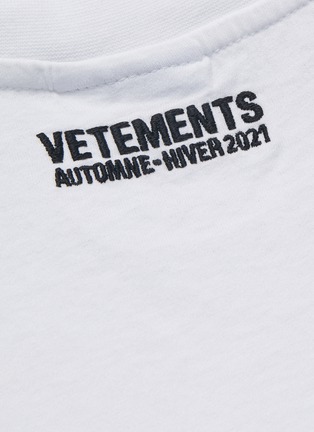  - VETEMENTS - Slogan print Antwerp cotton T-shirt