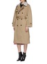 Front View - Click To Enlarge - VETEMENTS - Transparent back belted trench coat
