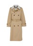 Main View - Click To Enlarge - VETEMENTS - Transparent back belted trench coat