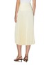 Back View - Click To Enlarge - EQUIL - High waist thick band pleated midi skirt
