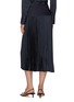 Back View - Click To Enlarge - EQUIL - High waist thick band pleated midi skirt
