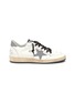 Main View - Click To Enlarge - GOLDEN GOOSE - Ballstar reflective patch rope lace sneakers