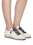 Figure View - Click To Enlarge - GOLDEN GOOSE - Ballstar reflective patch rope lace sneakers