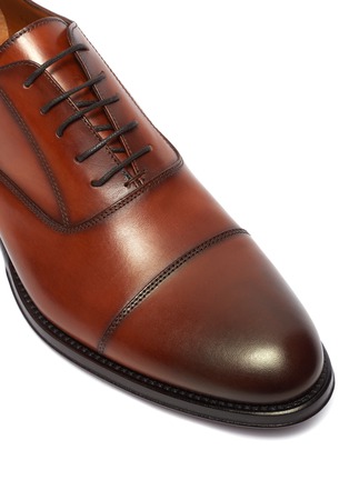 Detail View - Click To Enlarge - ANTONIO MAURIZI - Leather oxford shoes