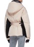 Back View - Click To Enlarge - MONCLER - Frachey' Belted Colourblock Hood Down Puffer Jacket