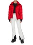 Figure View - Click To Enlarge - MONCLER - Colourblock hem ski pants
