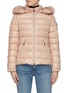 Main View - Click To Enlarge - MONCLER - Babyfur hooded puffer jacket