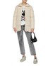 Figure View - Click To Enlarge - MONCLER - 'Brunec' mock neck skirt hem puffer jacket