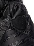  - MONCLER - 'Ribaud' logo embossed print hood puff jacket